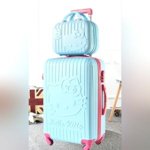 Hello Kitty 24"+13" set carry on luggage suitcase